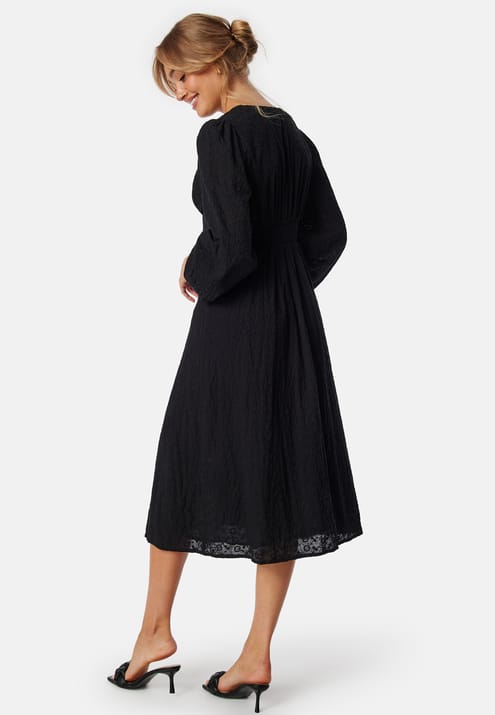 BUBBLEROOM Broderi Anglaise Midi Dress