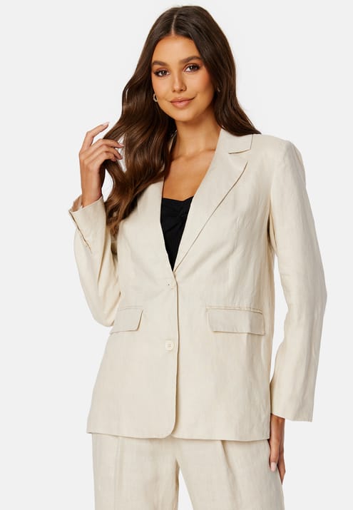 BUBBLEROOM CC Relaxed Linen blazer