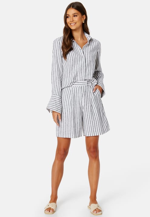 BUBBLEROOM CC Linen striped shirt