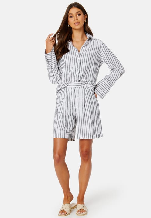 BUBBLEROOM CC Linen striped shirt