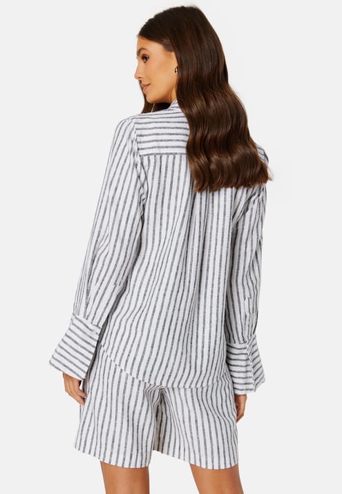 BUBBLEROOM CC Linen striped shirt