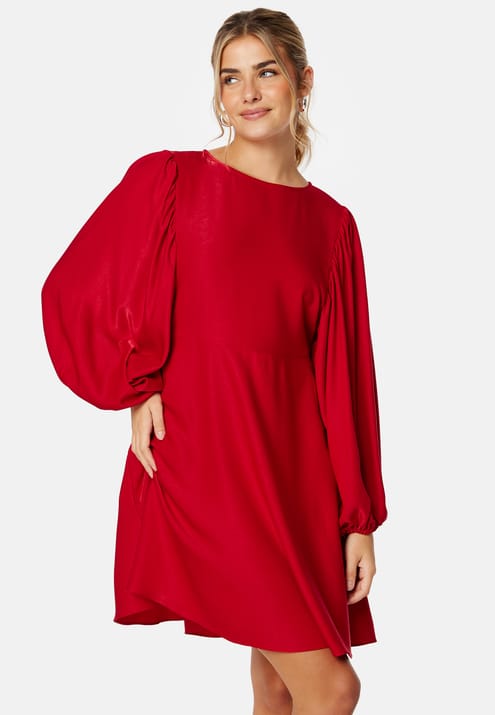 BUBBLEROOM Charli Balloon Sleeve Dress