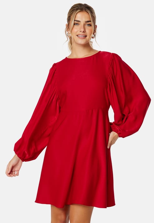 BUBBLEROOM Charli Balloon Sleeve Dress