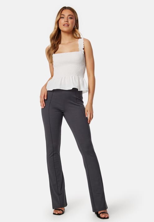 BUBBLEROOM Soft Suit Flared Trousers