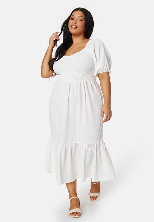 BUBBLEROOM Short Sleeve Smock Dress