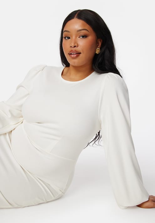 BUBBLEROOM Balloon Sleeve Short Dress
