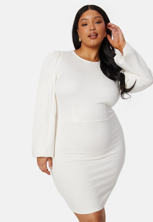 BUBBLEROOM Balloon Sleeve Short Dress