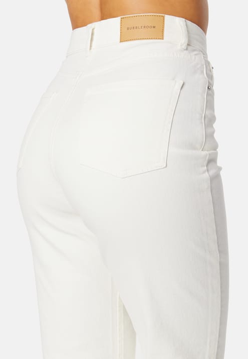 BUBBLEROOM Straight High Waist Jeans