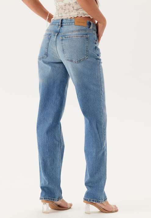 BUBBLEROOM Low Waist Straight Jeans