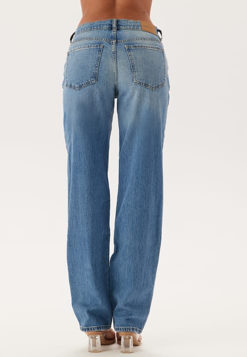BUBBLEROOM Low Waist Straight Jeans