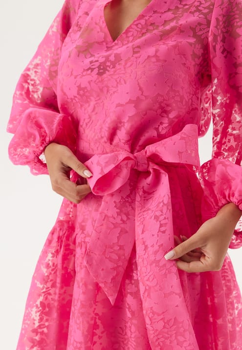 Bubbleroom Occasion Balloon Sleeve Midi Dress