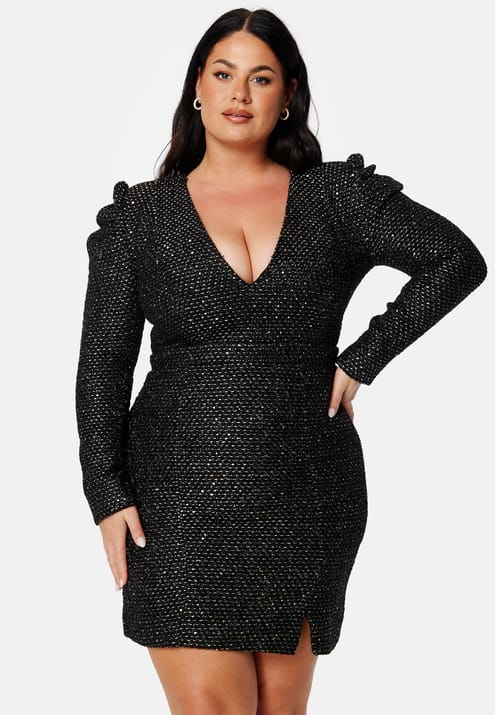 Bubbleroom Occasion Hortenza Sparkling Bouclé Dress