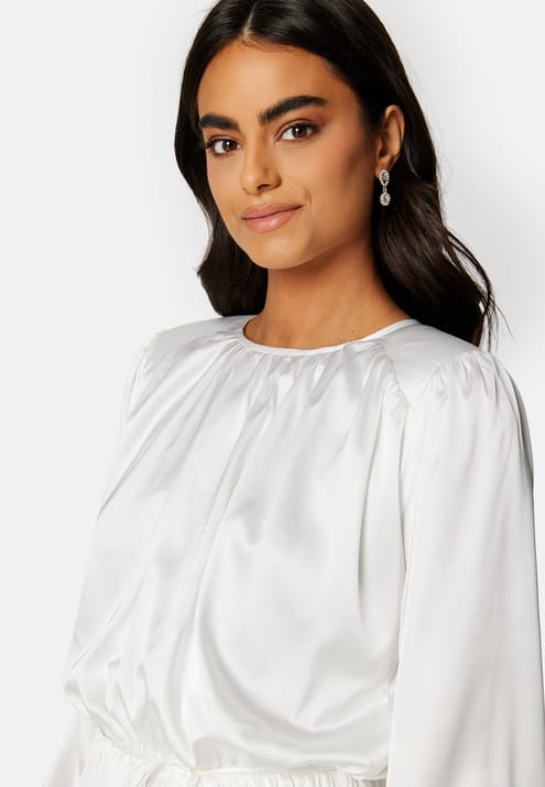 Bubbleroom Occasion Klara Satin Maxi  Dress