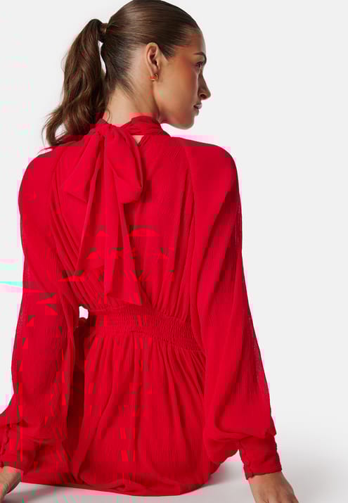 Bubbleroom Occasion Structured Bow Midi Dress