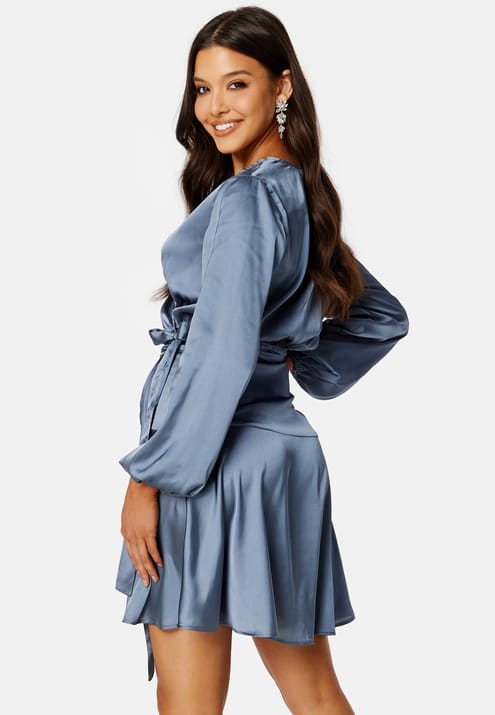 BUBBLEROOM Priya Satin Dress