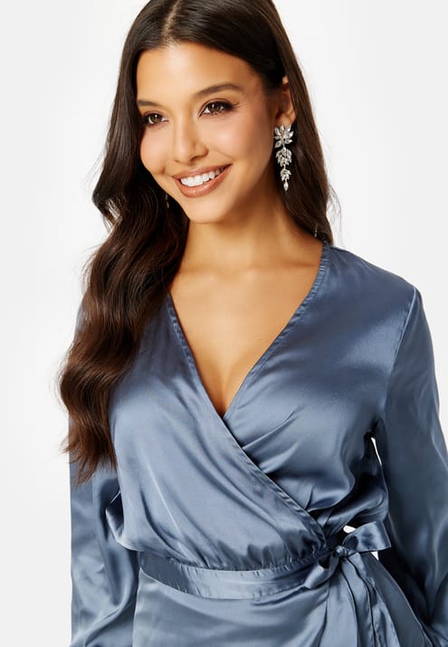 BUBBLEROOM Priya Satin Dress