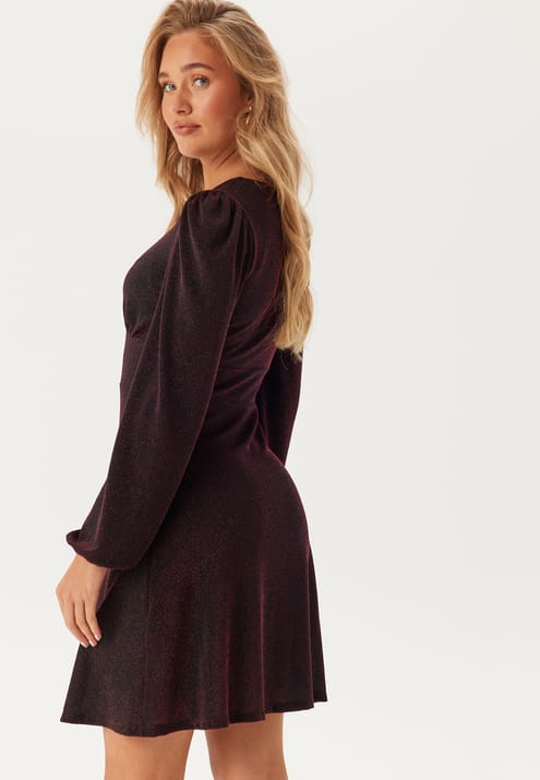 BUBBLEROOM Sparkling Puff Sleeve Dress