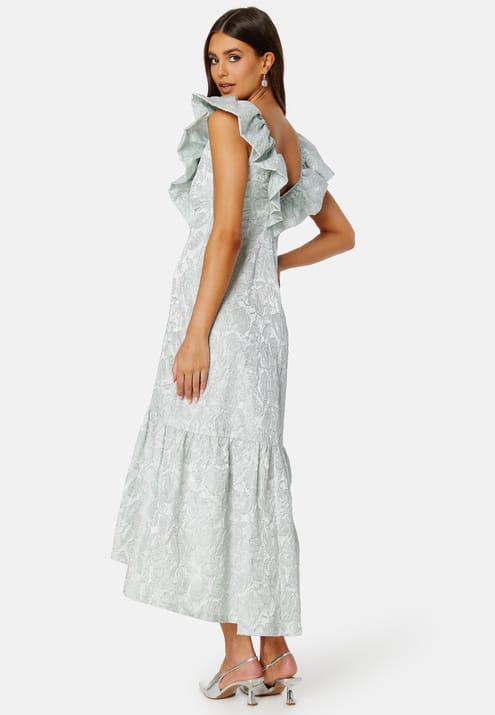 BUBBLEROOM Summer Luxe Flounce Midi Dress