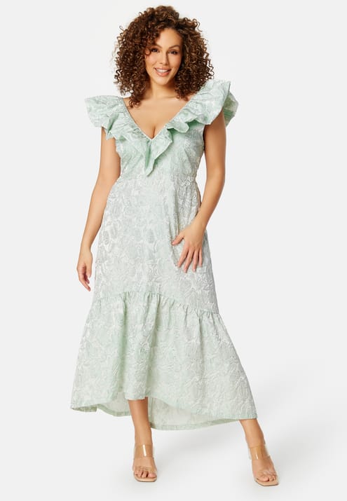 BUBBLEROOM Summer Luxe Flounce Midi Dress