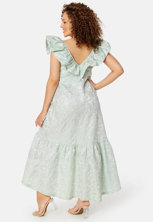 BUBBLEROOM Summer Luxe Flounce Midi Dress