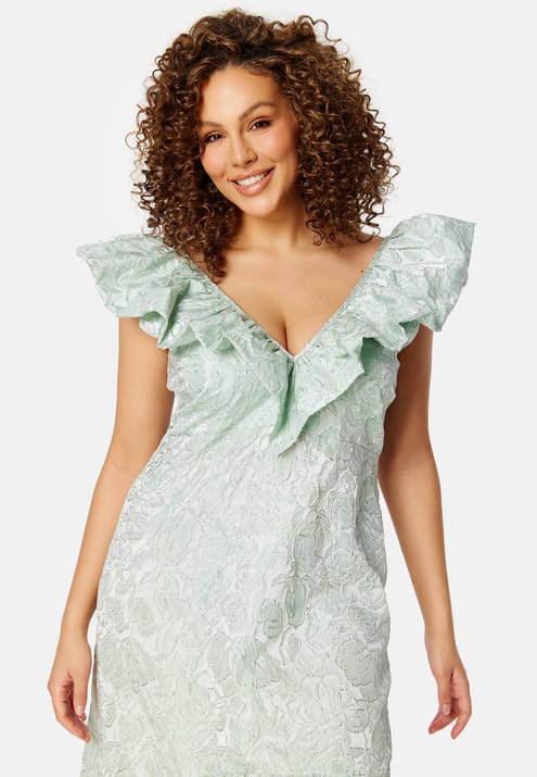BUBBLEROOM Summer Luxe Flounce Midi Dress