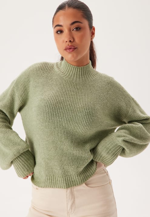 BUBBLEROOM Turtleneck Knitted Sweater