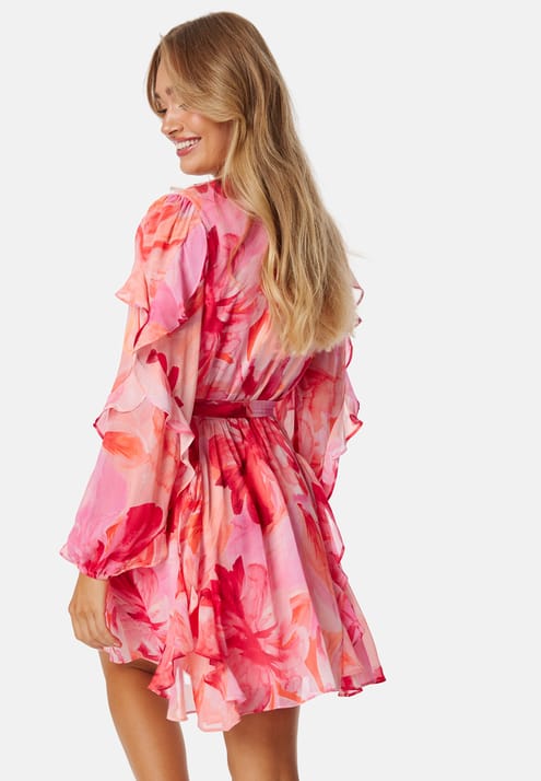 FOREVER NEW Cinzia Ruffle Mini Dress