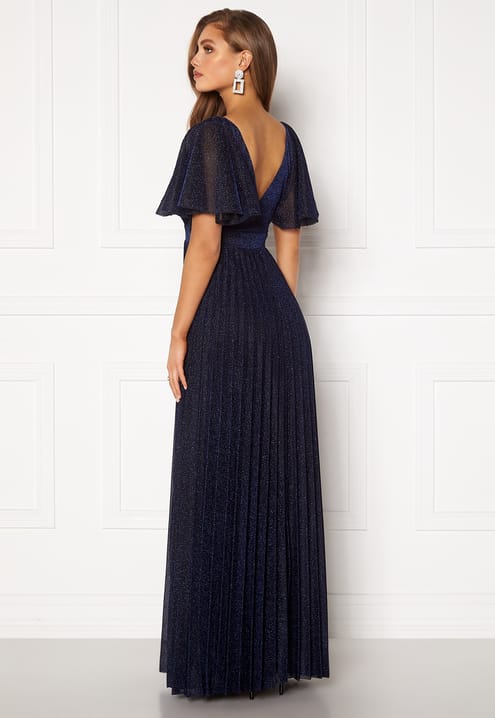 Goddiva Flutter Glitter Dress