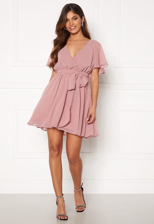 Goddiva Flutter Skater Dress