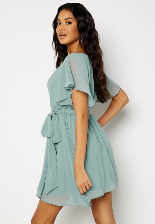 Goddiva Flutter Skater Dress