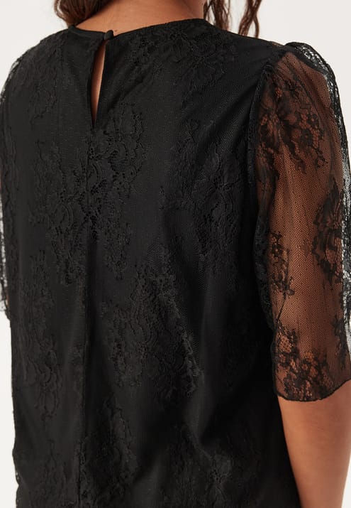 Happy Holly Frill Detail Wide Sleeve Blouse