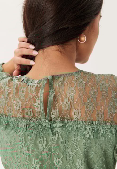 Happy Holly Midi Lace Dress