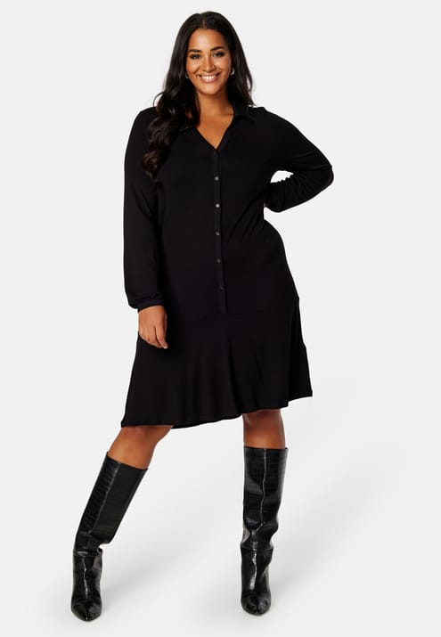 Happy Holly Viola button dress