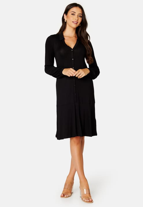 Happy Holly Viola button dress