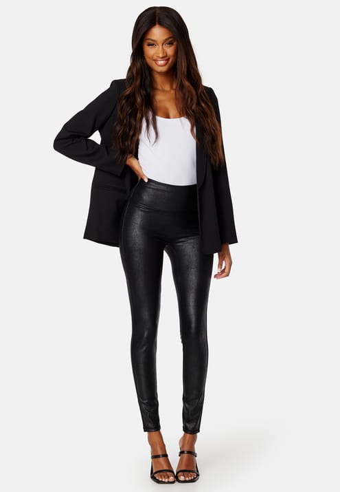 MAGIC Bodyfashion Leather Look Shape Legging