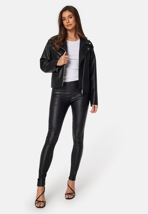 Object Collectors Item Objbelle Coated Leggings