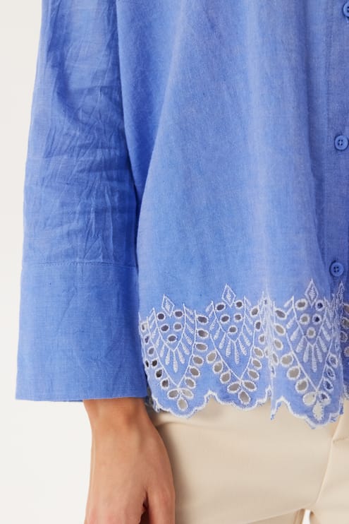 ONLY Onlgraces Tulum Ls Emb Shirt