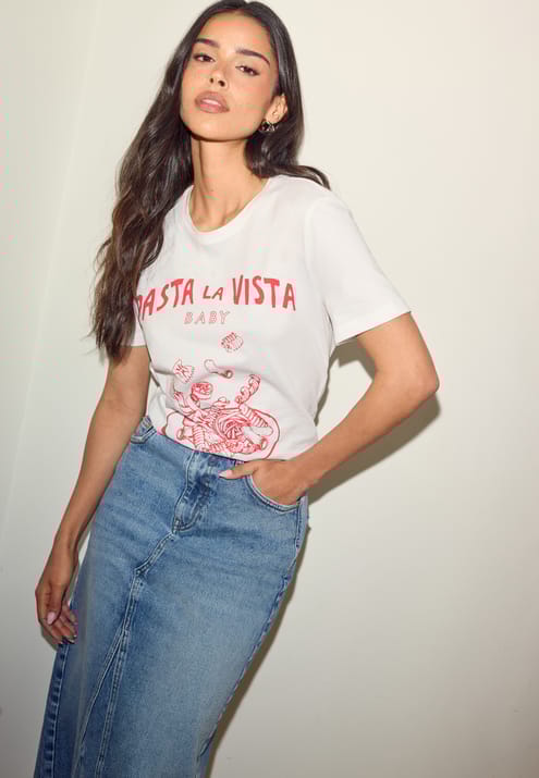 ONLY Onlpenny Life Reg S/S FOOD TOP