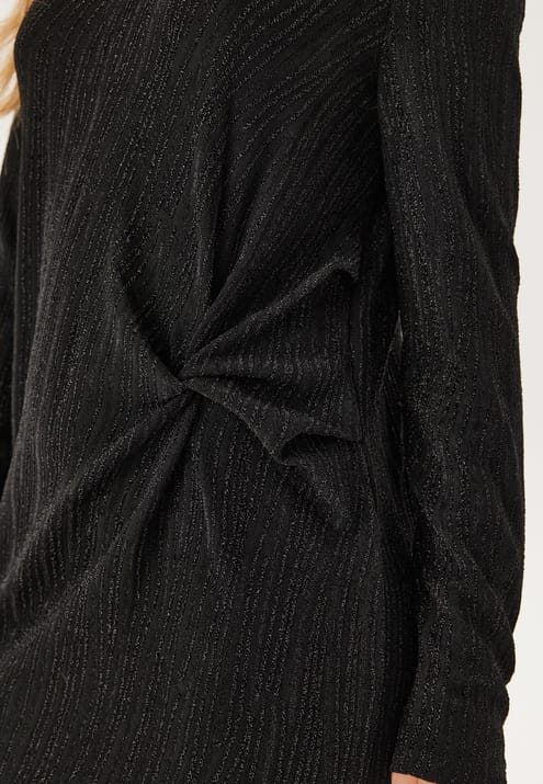 Pieces Pcrenata Ls Knot Dress
