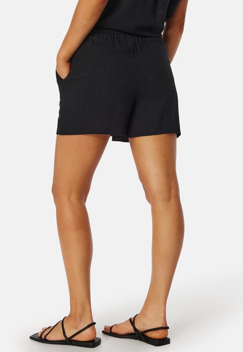 Pieces Pcvinsty HW Linen Shorts