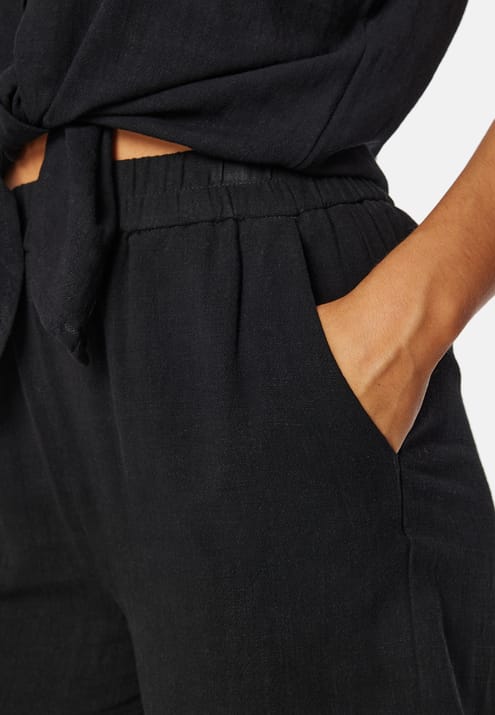 Pieces Pcvinsty HW Linen Shorts