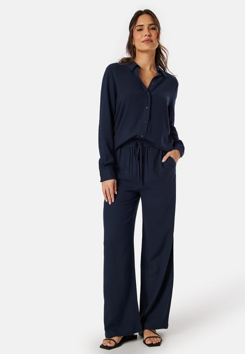SELECTED FEMME Sflviva-Gulia HW  Linen Pant