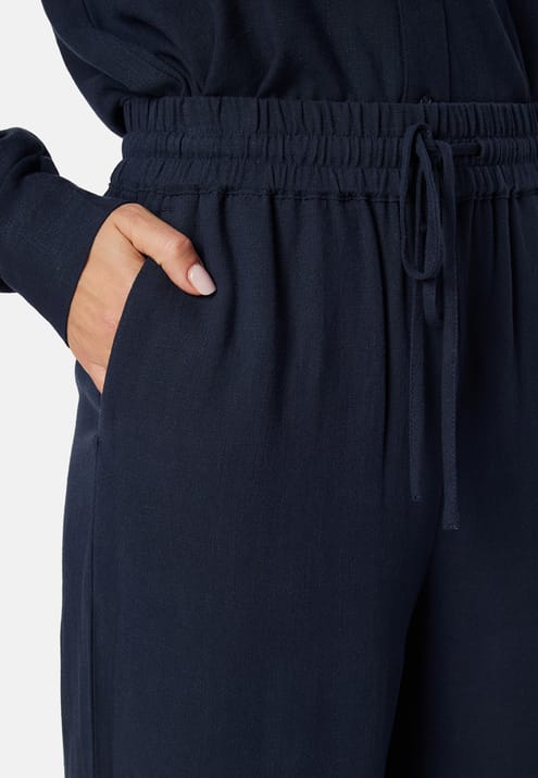 SELECTED FEMME Sflviva-Gulia HW  Linen Pant