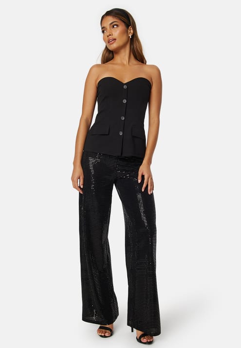 VILA Feste HW Straight Pants