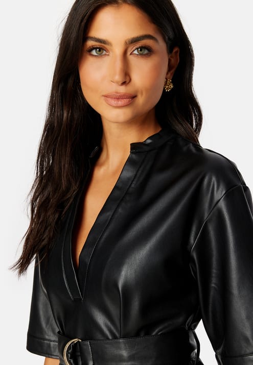 VILA Odine 2/4 Sleeve Coated Dress