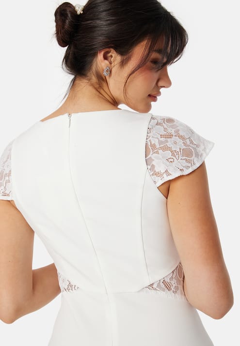 YAS Christina Maxi Train Dress