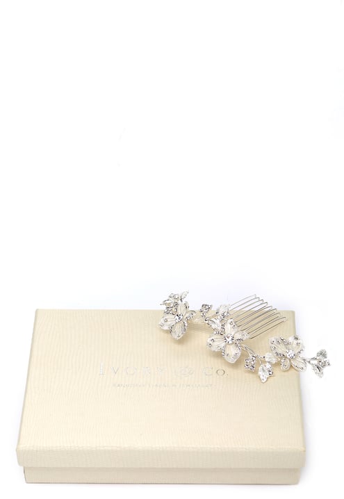 Ivory & Co Peony Haircomb