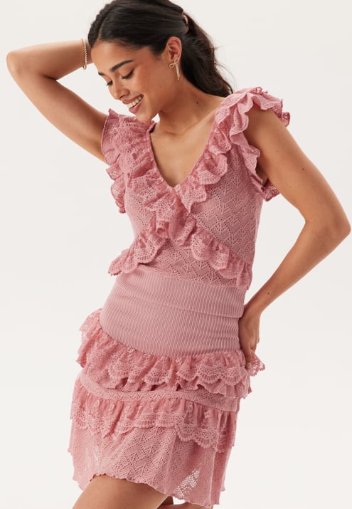 Andrea Norrman X Bubbleroom Knitted Frill Top 