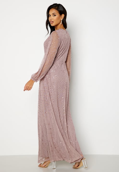 AngelEye Long Sleeve Sequin Dress