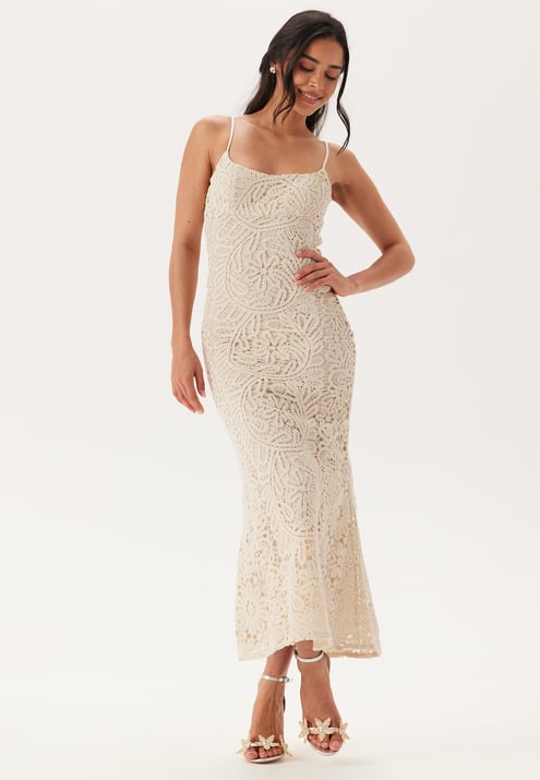 Bardot Adoni Crochet Midi Dress